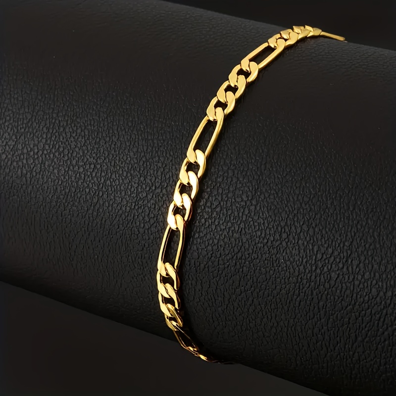 Women's Three-in-One Chain Anklet, Elegant Beach Style